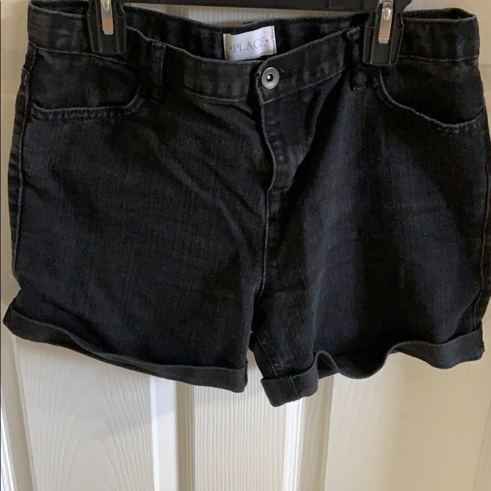 Girls Black Shorts